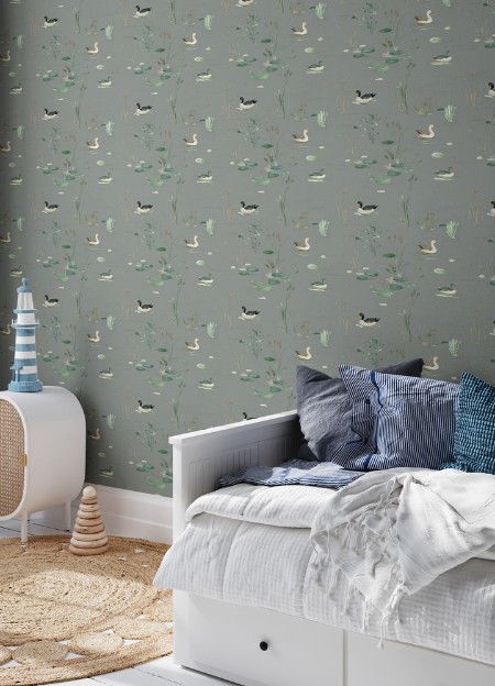 Coloring Magic pond Thunder Grey - 1029201-03 paint Wallpassion